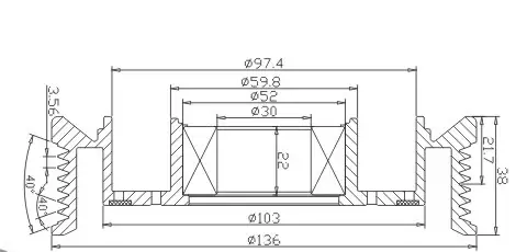 SH-1001 نقشه ابعاد