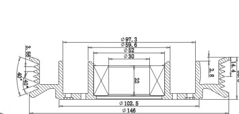 SH-1006 نقشه ابعاد