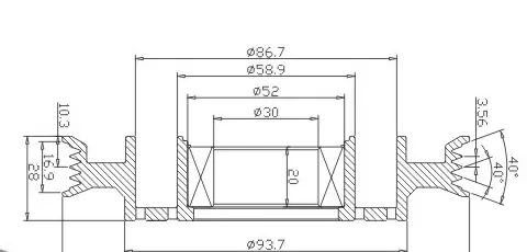 SH-1031 Dimension Drawing