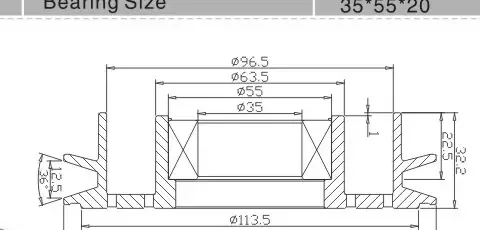 SH-1037 نقشه ابعاد