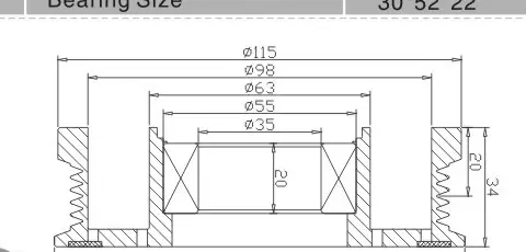 SH-1039 Plano de dimensiones