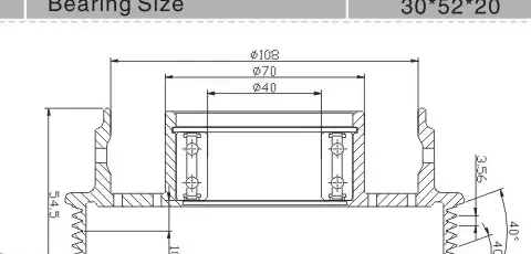 SH-1068 رسم الأبعاد