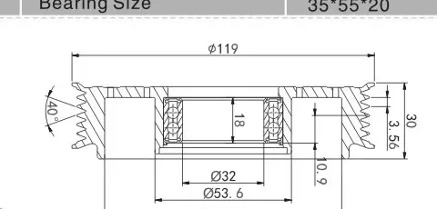 SH-1083 نقشه ابعاد