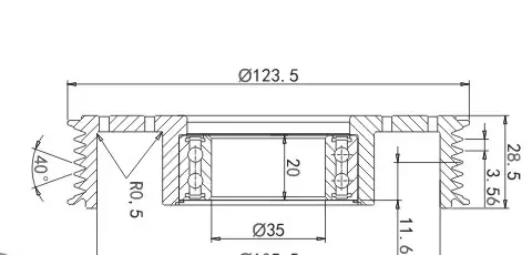 SH-2036 نقشه ابعاد