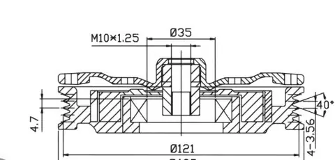 SH-3016 Dimension Drawing