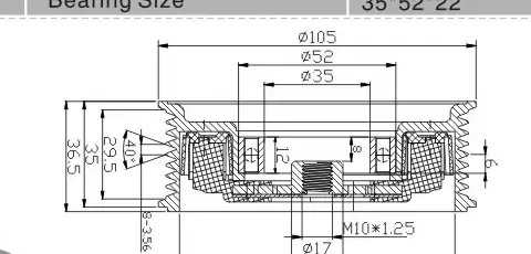 SH-3024 Plano de dimensiones