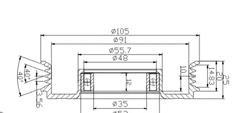 SH-3026 Dimension Drawing