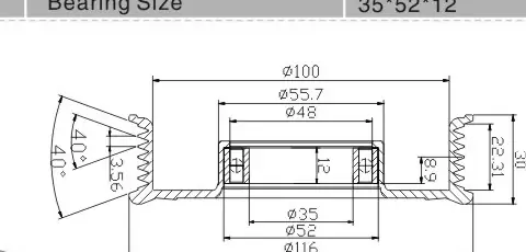 SH-3032 Dimension Drawing