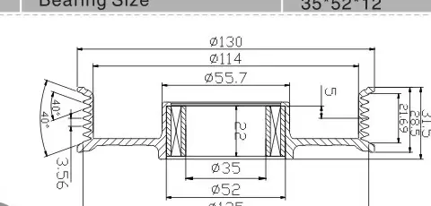 SH-3034 Dimension Drawing