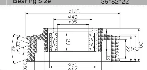 SH-3038 Dimension Drawing
