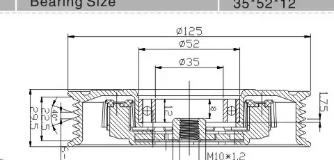 SH-3052 نقشه ابعاد