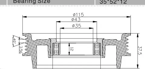 SH-3063 Dimension Drawing