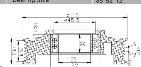 SH-3064 Dimension Drawing