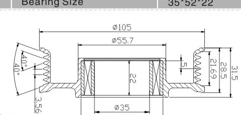 SH-3068 Plano de dimensiones