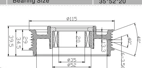 SH-3072 Dimension Drawing
