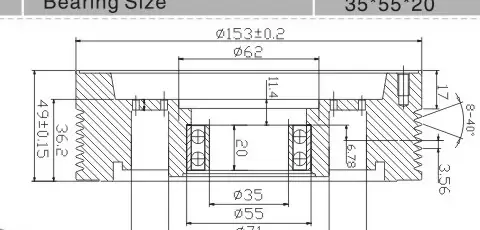 SH-4032 Dimension Drawing