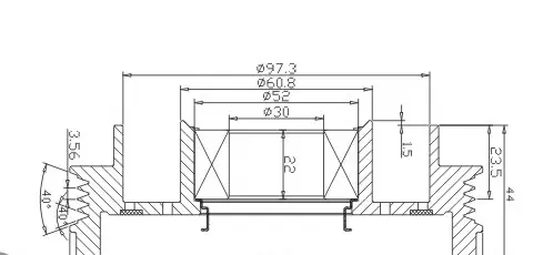SH-4036 Чертёж с размерами