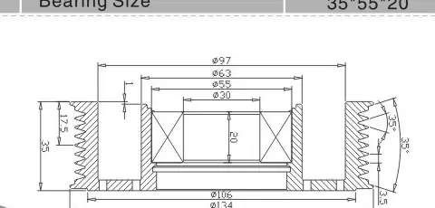 SH-4045 رسم الأبعاد