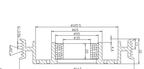 SH-4051 Plano de dimensiones