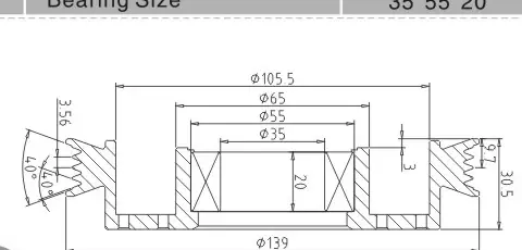 SH-4054 نقشه ابعاد