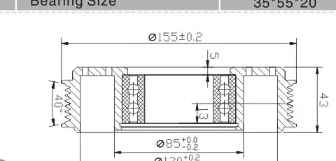SH-4055 Plano de dimensiones