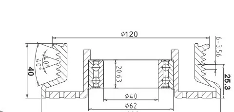 SH-5001 Dimension Drawing