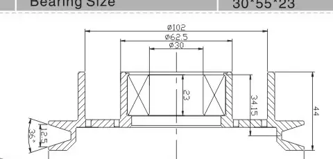 SH-5022 نقشه ابعاد