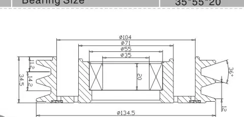 SH-6004 Dimension Drawing