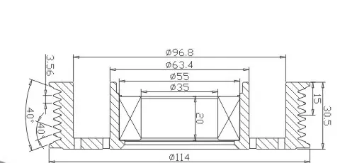 SH-6006 Dimension Drawing