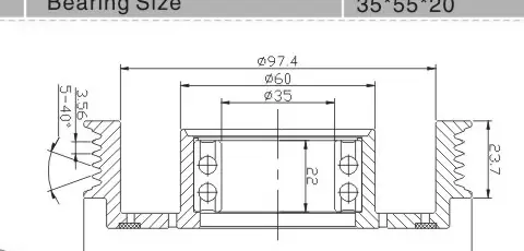SH-6022 نقشه ابعاد