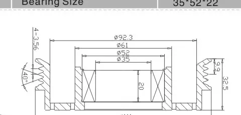 SH-6023 Dimension Drawing
