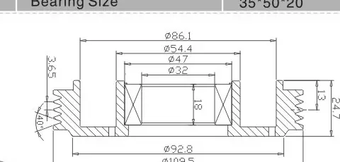 SH-6027 Dimension Drawing
