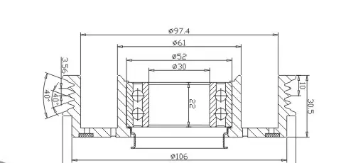 SH-6031 Plano de dimensiones