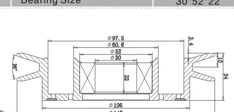 SH-6044 Dimension Drawing