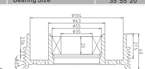 SH-6059 Dimension Drawing