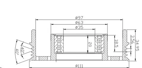 SH-6061 رسم الأبعاد