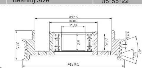 SH-6070 Dimension Drawing