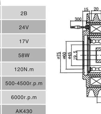 SH43 2B180 Dimension Drawing